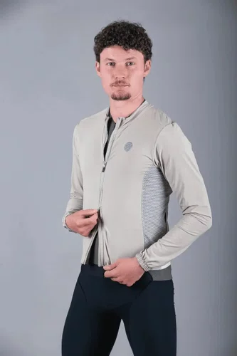 JAQUETA MAURO RIBEIRO CORTA VENTO MASCULINA AIRFLEX AREIA