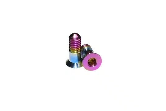 Kit 2 Parafusos De Titânio P/ Roldana Sram 12v - Colorido