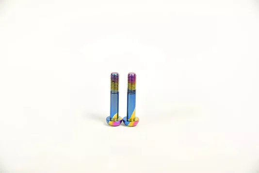 Kit 2 Parafusos Titânio Arstop P/Manete Freio Sram Colorido