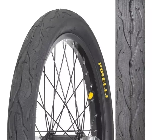 KIT 2 Pneus Pirelli Aro 26x2.125 Tornado Beta Flame Preto