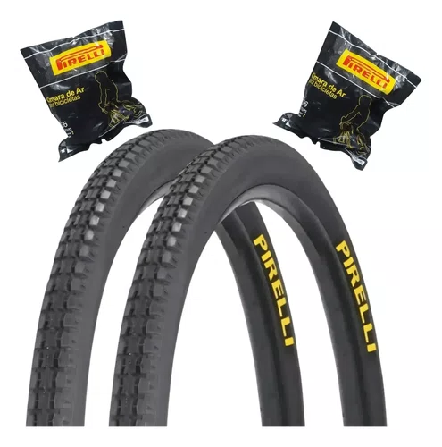 KIT 2 Pneus Pirelli Primor 26x1 1/2x2 + 2 Camaras 26 Pirelli