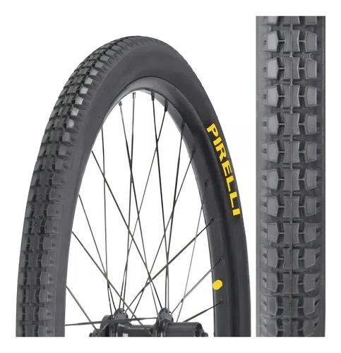 KIT 2 Pneus Pirelli Primor Aro 26x1 1/2x2 Passeio Barra Forte