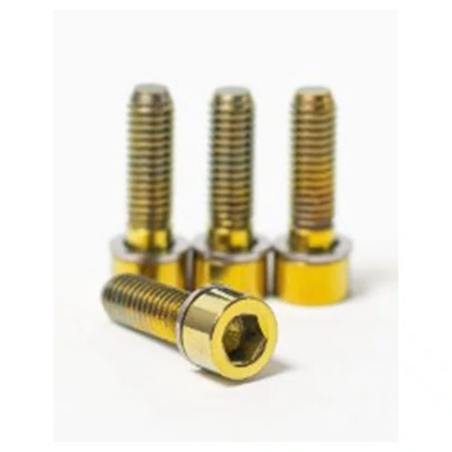 Kit 4 Parafusos Em Titânio Arstop P/ Manete Freio - Dourado