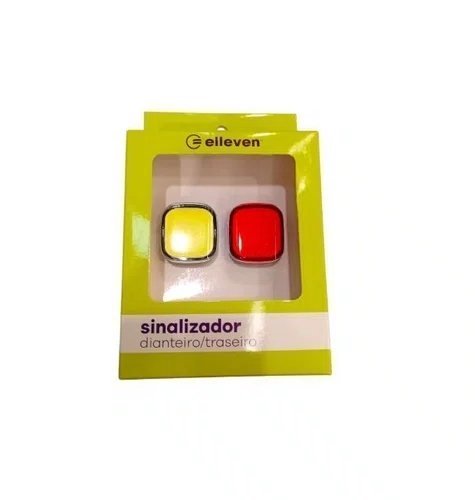 Kit Sinalizador Bicicleta Elleven Dianteiro/Traseiro Led USB