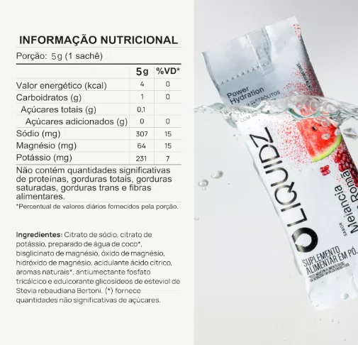 Liquidz Melancia com Roma - Repositor de Eletrólitos