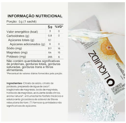 Liquidz Tangerina - Repositor de Eletrólitos