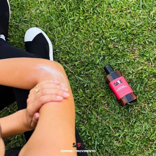 Loção Pernas Cansadas Safe Runners Alivia Fadiga Muscular