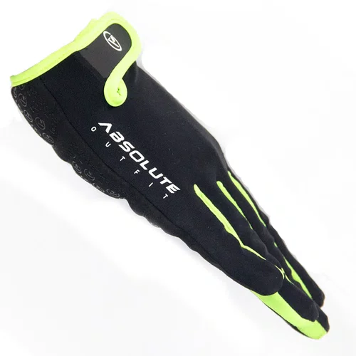 Luva Absolute Outfit Nero Dedo Longo Preto/Verde