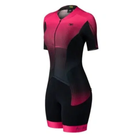 Macaquinho Free Force New Chiclet Feminino Preto / Rose