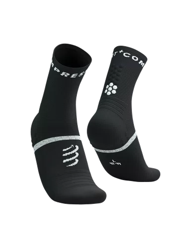 Meia De Compressão Cano Medio Pro Marathon Socks V2.0 Preto