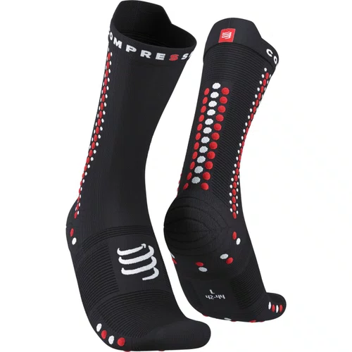 Meias Compressport Pro Racing v4.0 Para Bicicleta Preto