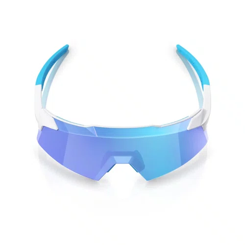 OCULOS 100% AEROCRAFT MATTE WHITE HIPER BLUE MIRROR