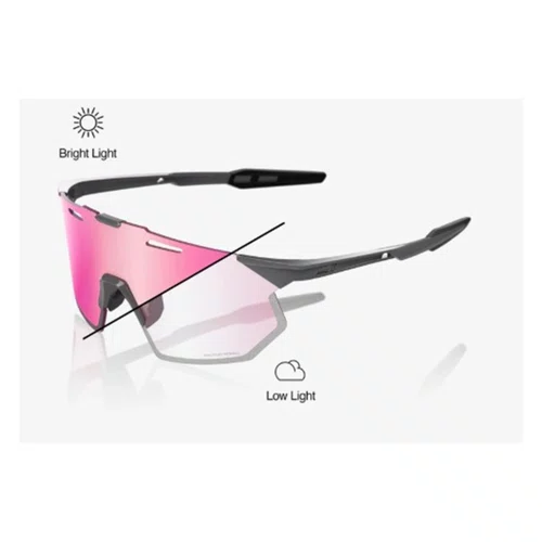 OCULOS 100% HYPERCRAFT SQ GLOSS LIGHT GREY ROSE PHOTOCHROMIC