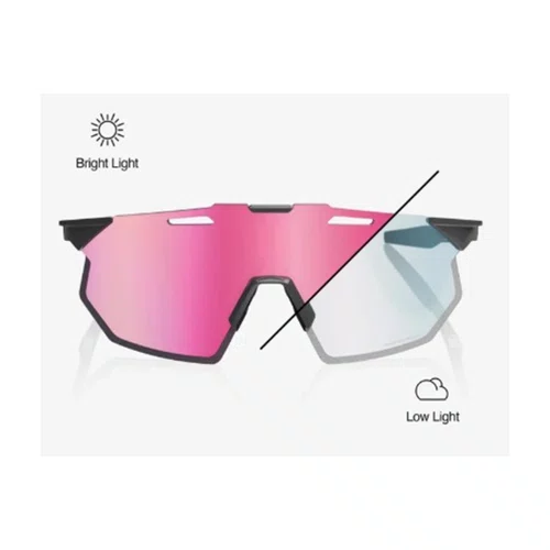 OCULOS 100% HYPERCRAFT SQ GLOSS LIGHT GREY ROSE PHOTOCHROMIC