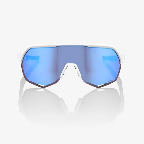 OCULOS 100% S2 MATTE WHITE HIPER BLUE MULTILAYER MIRROR LENS