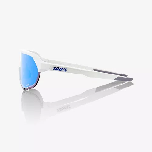 OCULOS 100% S2 MATTE WHITE HIPER BLUE MULTILAYER MIRROR LENS