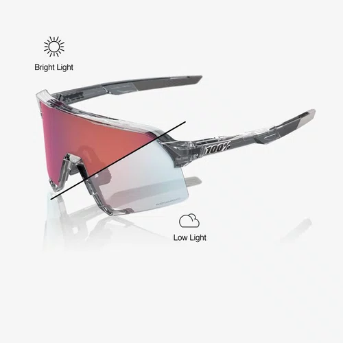OCULOS 100% S3 POLISHED TRANSLUCENT GREY ROSE PHOTOCHROMIC