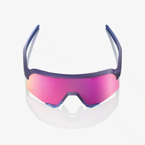 OCULOS 100% S3 SATIN STORM METALLIC PURPLE MIRROR LENS PRETO