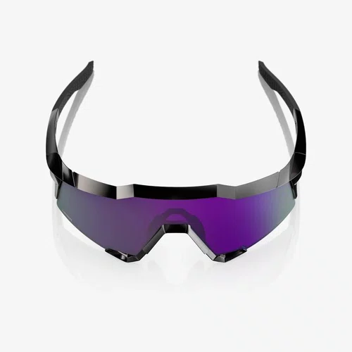OCULOS 100% SPEEDCRAFT SL POLISHED BLACK HIPER LAVENDER LENS