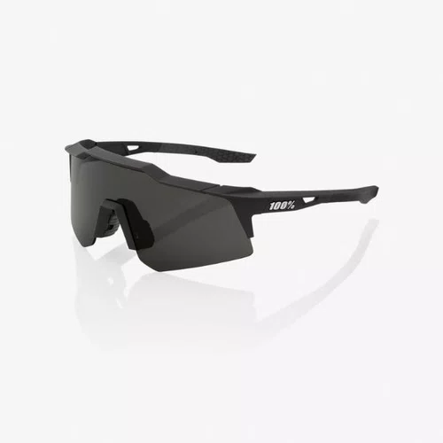 OCULOS 100% SPEEDCRAFT XS SOFT TACT BLACK SMOKE LENS