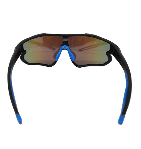 OCULOS CICLISMO EL54 LENTE POLICARBONATO COLORS UV400 PRETO