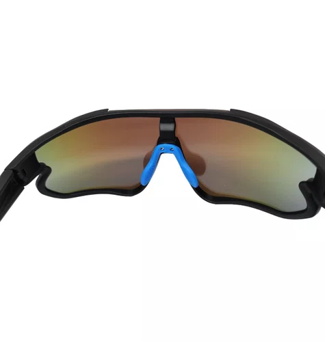 OCULOS CICLISMO EL54 LENTE POLICARBONATO COLORS UV400 PRETO