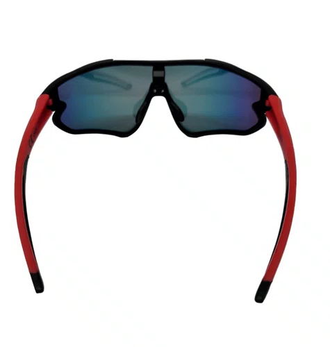 OCULOS CICLISMO EL54 LENTE POLICARBONATO COLORS VERMELHO
