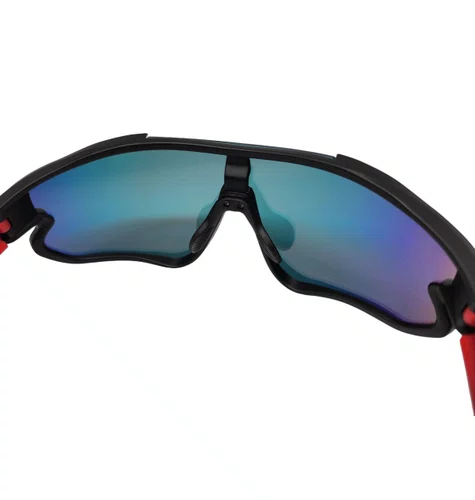 OCULOS CICLISMO EL54 LENTE POLICARBONATO COLORS VERMELHO