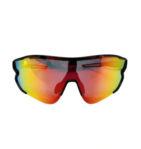 OCULOS CICLISMO EL54 LENTE POLICARBONATO COLORS VERMELHO