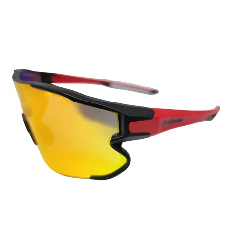 OCULOS CICLISMO EL54 LENTE POLICARBONATO COLORS VERMELHO