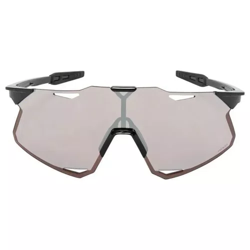 Oculos De Ciclismo 100% Hypercraft Gloss Black Hiper Silver Lens Preto