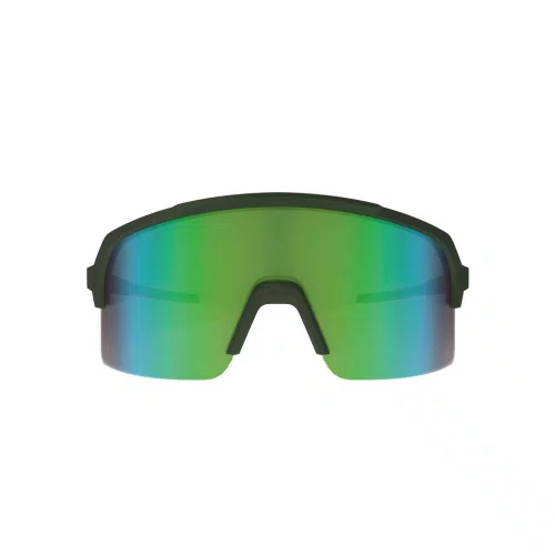 Oculos De Ciclismo Hb Edge M Metallic Green Green Chrome