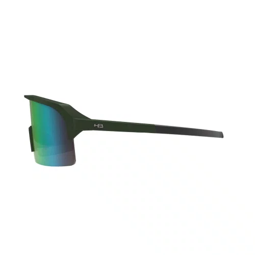 Oculos De Ciclismo Hb Edge M Metallic Green Green Chrome