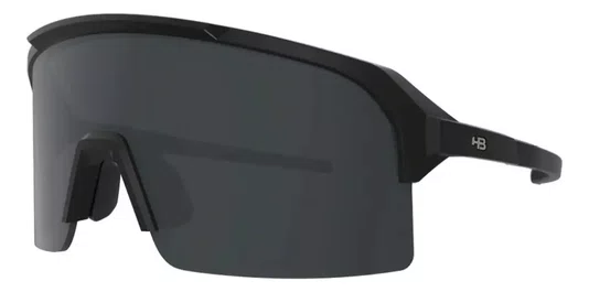 Oculos De Ciclismo Hb Edge Matte Black Gray