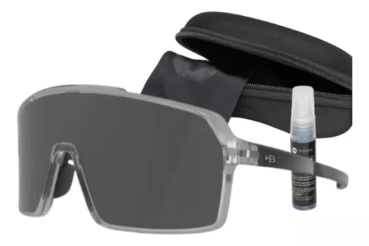 OCULOS DE CICLISMO HB GRINDER CRISTAL/GRAPHITE SILVER
