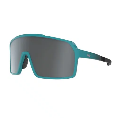 Oculos De Ciclismo Hb Grinder M Turquoise Black Silver Espelhado