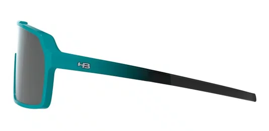Oculos De Ciclismo Hb Grinder M Turquoise Black Silver Espelhado