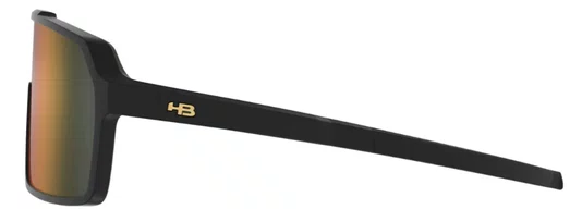 Oculos De Ciclismo Hb Grinder Matte Black Orange Chrome