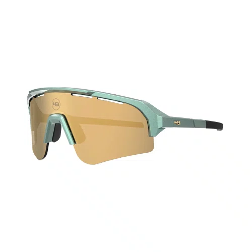 Óculos HB Edge S M Metallic Green Gold Chrome