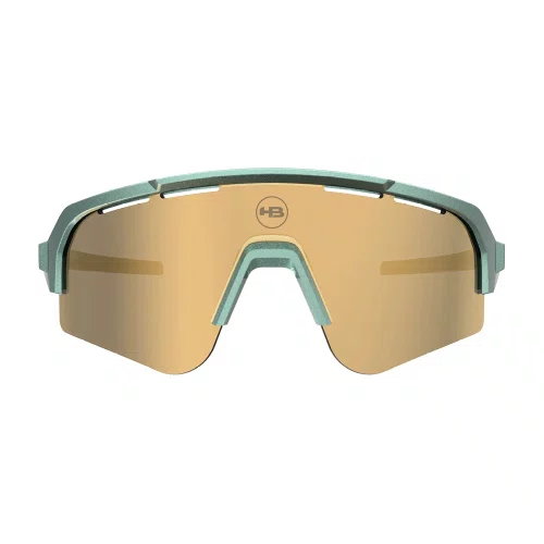 Óculos HB Edge S M Metallic Green Gold Chrome