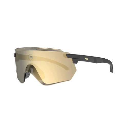 Óculos Hb Flare M Black D. Gold Gold Chrome
