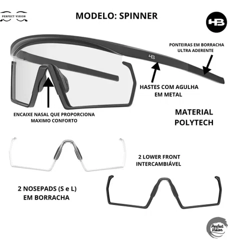 OCULOS HB SPINNER M BLACK/M BLACK + M CRYS PHOTOCHR