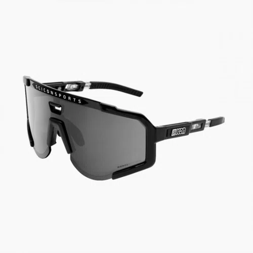 OCULOS SCICON AEROSCOPE PRETO LENTE PRATA