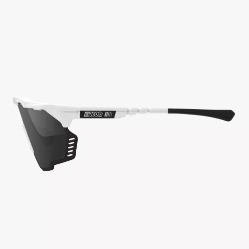 OCULOS SCICON AEROSHADE KUNKEN BRANCO LENTE PRATA FOTOCROMATICA