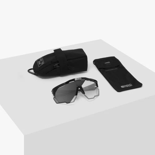 OCULOS SCICON AEROSHADE KUNKEN BRANCO LENTE PRATA FOTOCROMATICA