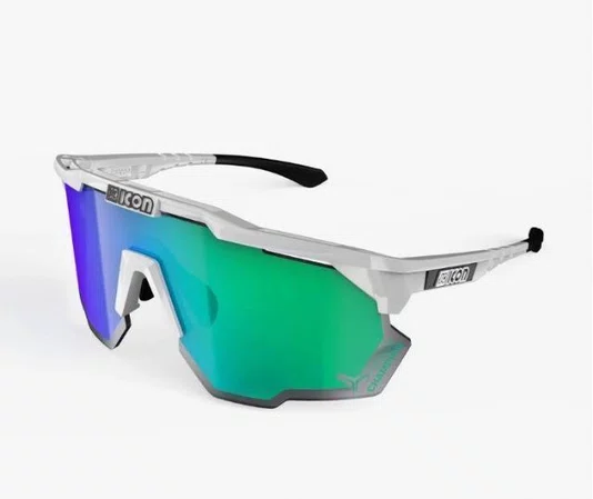 OCULOS SCICON AEROSHADE KUNKEN EDIÇÃO LIMITADA WC BRANCO LENTE AZUL