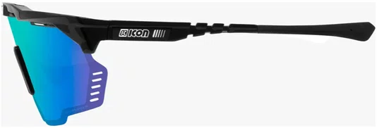 OCULOS SCICON AEROSHADE KUNKEN PRETO LENTE AZUL