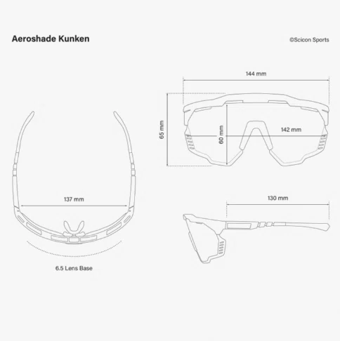 OCULOS SCICON AEROSHADE KUNKEN PRETO LENTE VERDE