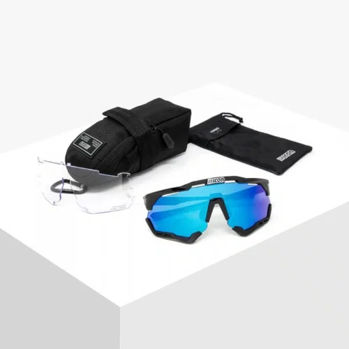 OCULOS SCICON AEROSHADE XL PRETO LENTE AZUL