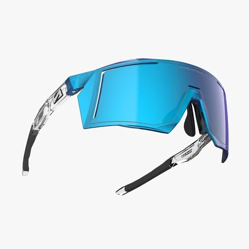 Oculos Scicon Ciclismo Aerostorm Azul Lente Azul